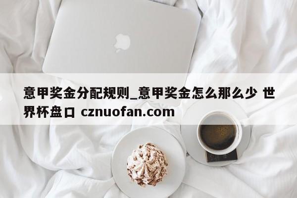 意甲奖金分配规则_意甲奖金怎么那么少 世界杯盘口 cznuofan.com